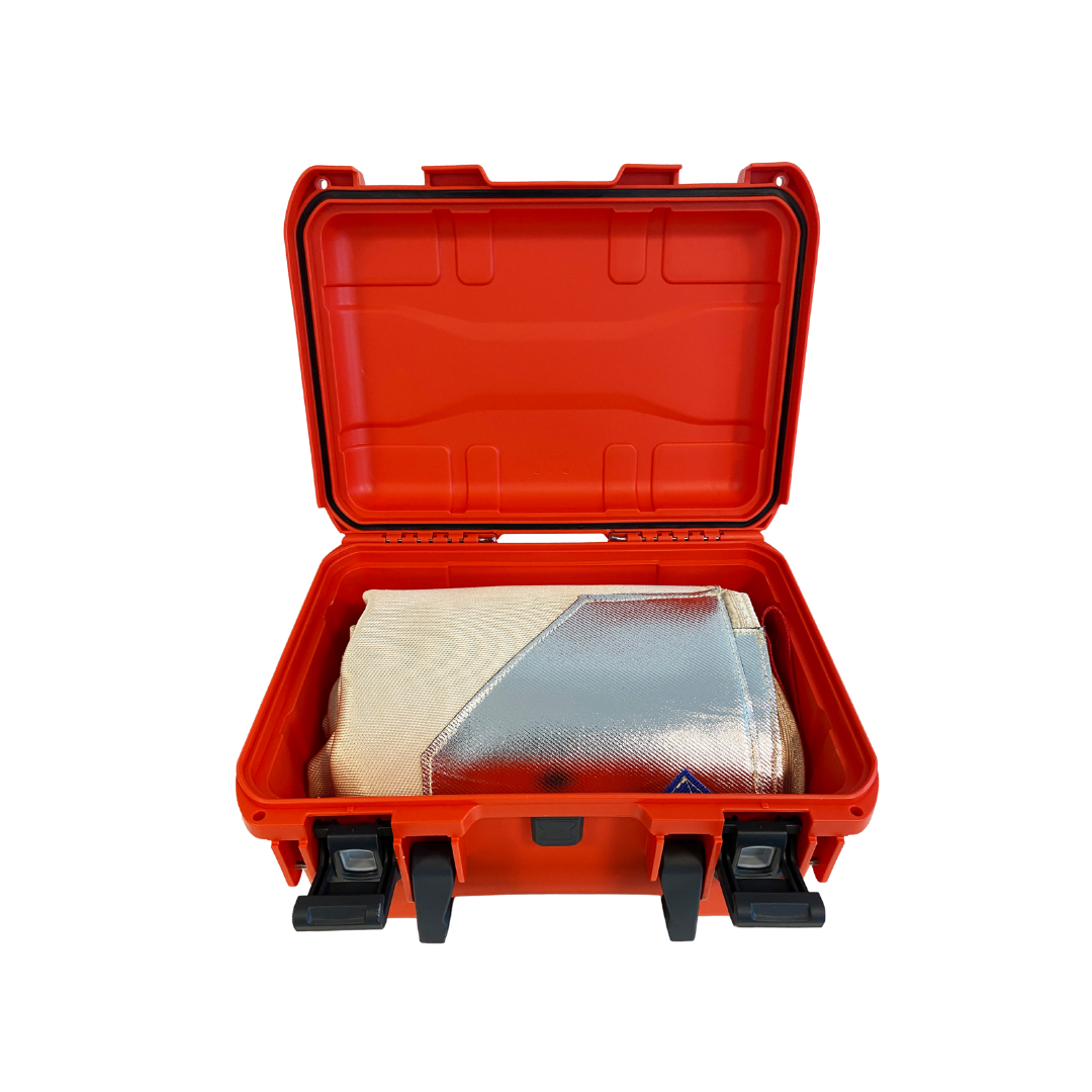 Akkuschutzset 2-teilig BS-ASD-Set-1820-T mit Akkuschutzdecke 1,8x2 m & Schutzkoffer