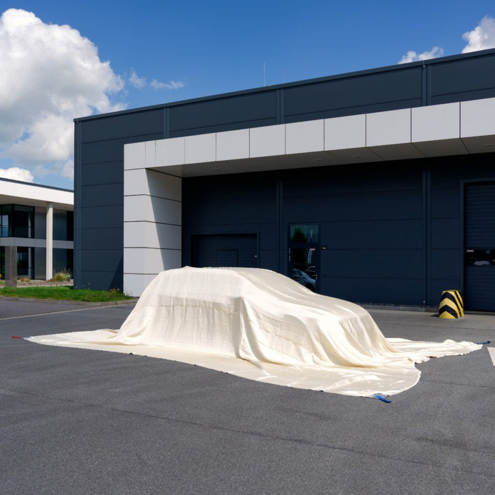 Brandbegrenzungsset 2-teilig BS-Set-3040-T mit Brandbegrenzungsdecke 3x4 m & Schutzkoffer