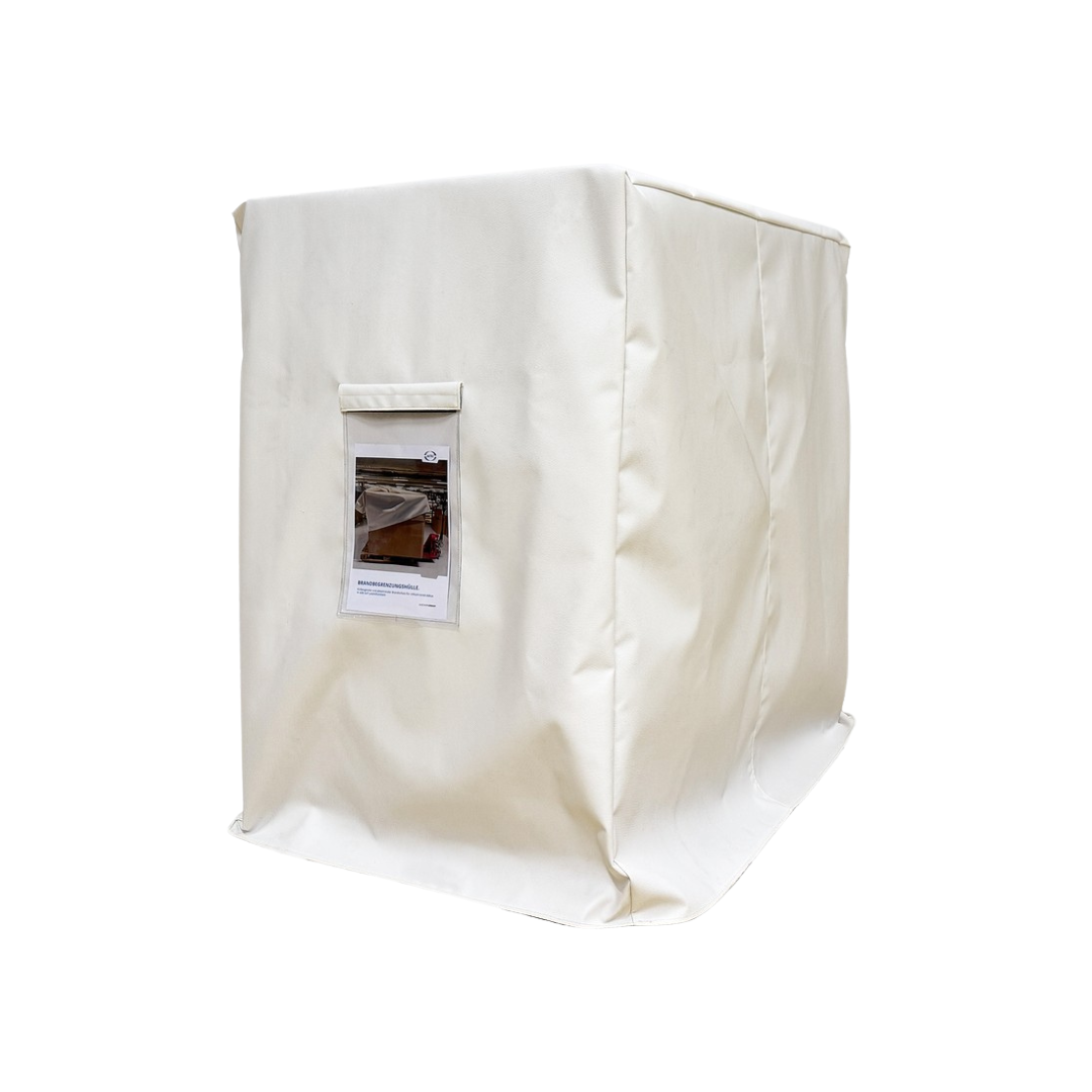 Brandbegrenzungshülle aus Hochtemperaturgewebe