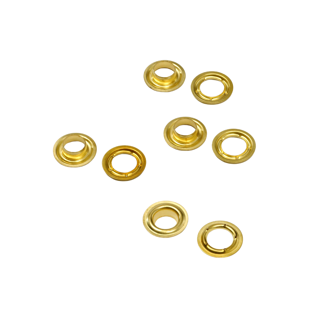 Befestigung Öse für Schweißervorhang aus Messing